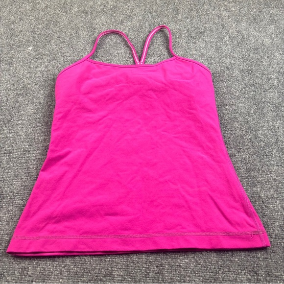 LULULEMON Women’s Pink Power Y Tank Athletic Tank Top size: 6 - Picture 1 of 6